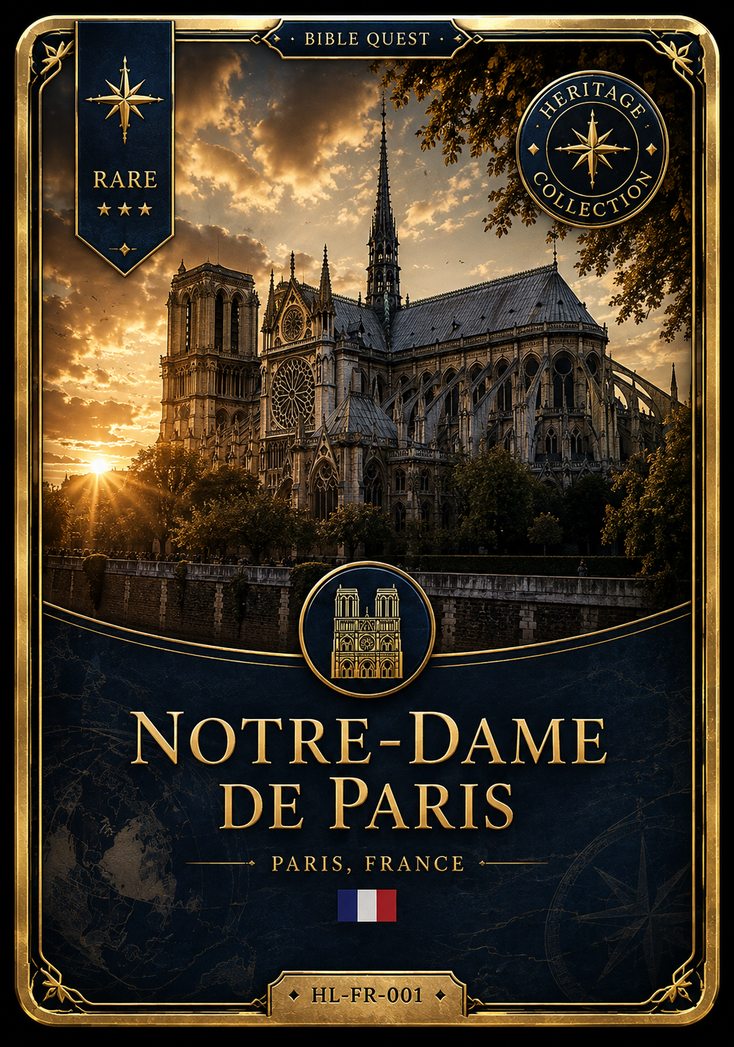 Notre-Dame de Paris Heritage Card